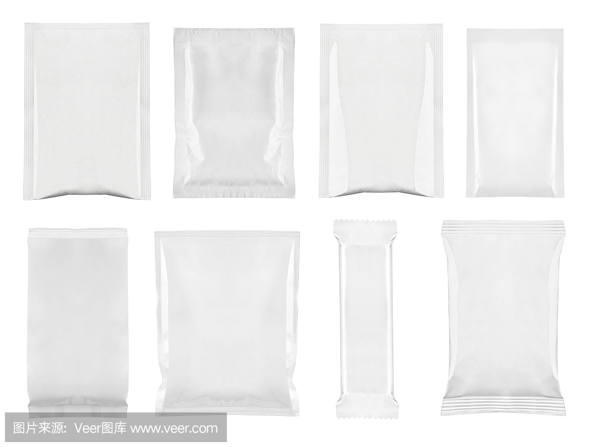 铝制白袋包装食品模板